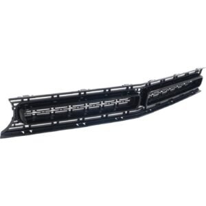 New Grille 68262955AD textured black shell w/ insert for 15-18 Dodge Challenger