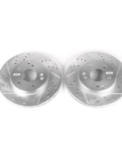 Powerstop EBR859XPR Brake Disc front for 2003-2005 Mercedes C240 Base RWD
