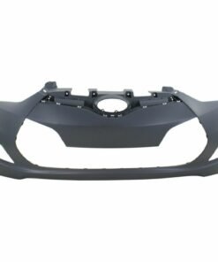 NEW Front Bumper Cover w/ Fog Lamp Holes, Primed for 2012-2016 Hyundai Veloster