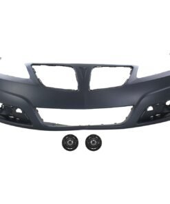 New Front Bumper Covers, Fog Lights Set of 3 pc for 2009 Pontiac G6 Base, GT