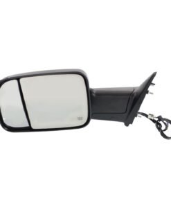 Kool Vue DG95EL-S Tow Mirror Textured Black Left Side for 2012-2013 Ram 1500