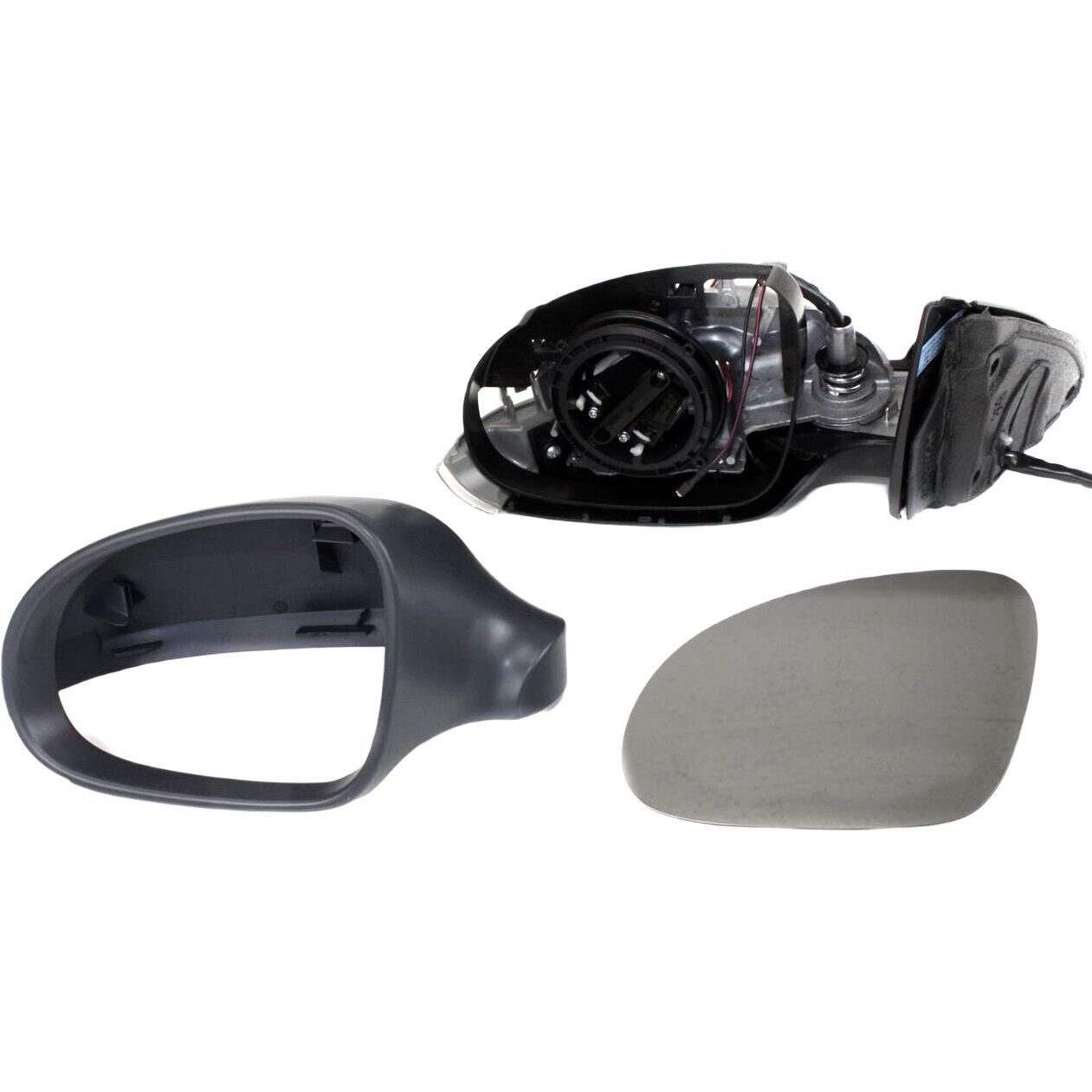 Kool Vue VW35EL Mirror Manual Folding Left Side for 2006-2008 Volkswagen Passat