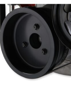 Holley 97-161 Crankshaft Pulley Black Steel for 92-96 Chevrolet Corvette Base