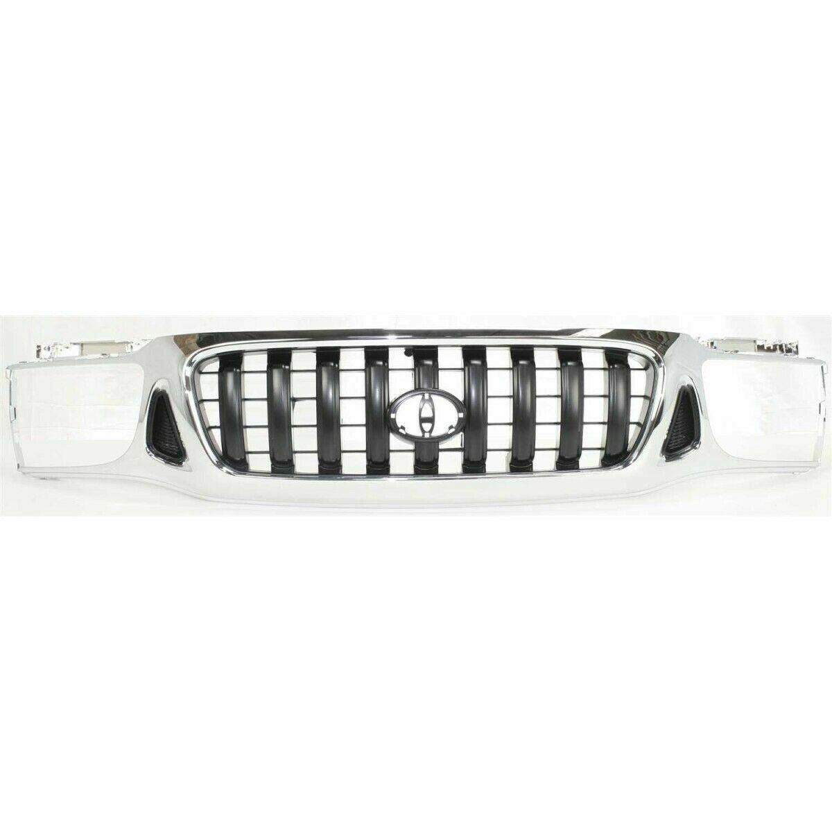 Chrome Grille 7Pc w/ Park Light, Headlight, Lower Filler Panel for 01-04 Tacoma