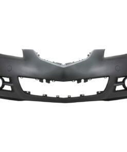 Front Bumper Cover w/ Fog Lamp Holes, Primed for 2004-2006 Mazda 3 Sedan