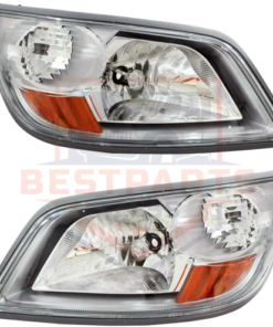 Halogen Headlight Set for 2006-2017 HINO 145/238/338, Left & Right Pair