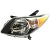 New Headlight 88969943 halogen left side for 2003-2004 Pontiac Vibe