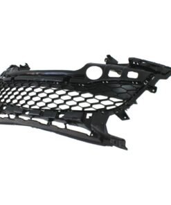 Center Bumper Grille plastic textured gray CAPA for 2012-2013 Mazda 3 3 Sport