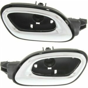 NEW Set of 2 Front Chrome Interior Door Handle for 2010-2014 Chevrolet Camaro