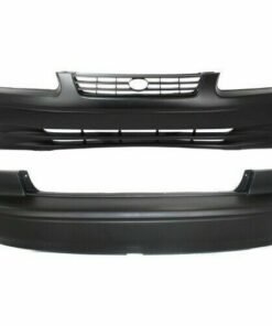 Front & Rear Bumper Covers for 1997-1999 Toyota Camry Sedan - Set of 2