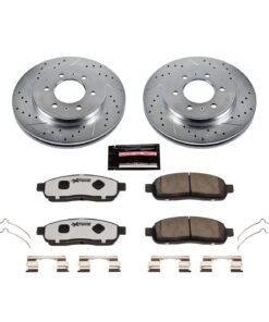 Powerstop K5336-36 Brake Disc and Pad Kit 2-wheel set front for 2009 Ford F-150