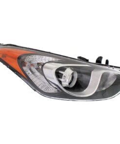 Headlight halogen right side clear lens for 2013-2017 Hyundai Elantra GT