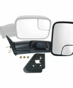 Towing Mirror RH for 94-02 Dodge Ram 1500/2500/3500, Front Right, Manual Folding