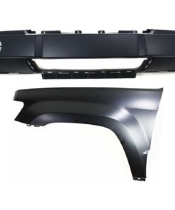 Front Bumper Cover & Fender Kit 2pc primed for 2005-2007 Jeep Grand Cherokee