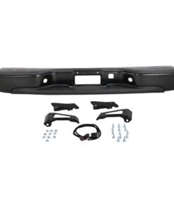 New Rear Step Bumper black steel for 1999-2005 GMC Sierra 1500 SLE, SLT