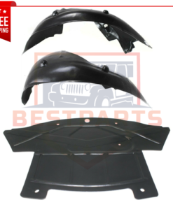 Front Engine Splash Shield & Fender Liner Kit, CH1228103, CH1250128, CH1251128
