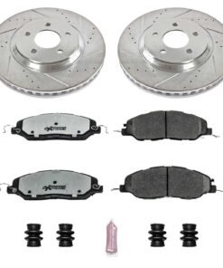 Powerstop K5407-26 Brake Disc and Pad Kit front for 2011-2012 Ford Mustang Base