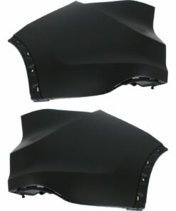 Rear Bumper End Caps Set, Upper Cover, Primed Plastic for 2012-2014 Honda CR-V