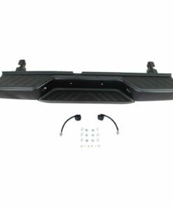 NEW Step Bumper w/ Bracket & Pad, Black Steel for 2005-2012 Nissan Frontier