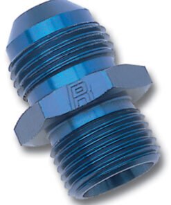 Russell Performance -4 AN Flare to 10mm x 1.25 Metric Thread Adapter (Blue)