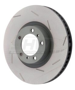 SHW 17-20 Porsche Panamera 4S 2.9L w/18in Wheels/Silver Caliper Right Front Slotted MB Brake Rotor