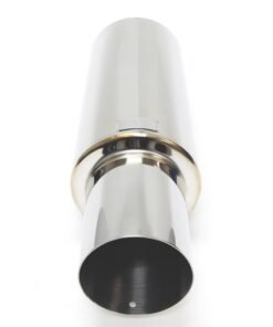 BLOX Racing 60.5mm Street Muffler - Straight Tip