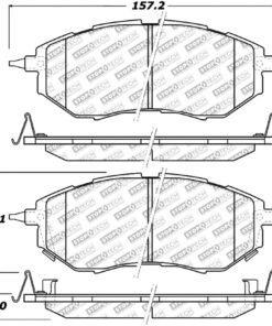 StopTech 14-15 Subaru Forester 2.0L Street Select Front Brake Pads