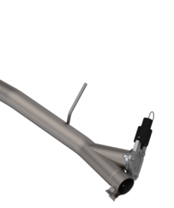 QTP 14-18 Chevrolet Silverado 1500 4.8L/5.3L EC/CC Standard Bed 3in 304SS Aggressor Cutout Mid Pipe