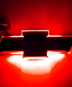 Oracle Illuminated Bowtie - Flat Black Center - Red
