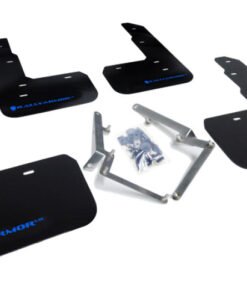 Rally Armor 17-18 Honda Civic Type R (Type R Only) UR Black Mud Flap w/ Blue Logo