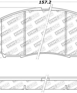 StopTech Street Touring 06-08 350Z w/ Std Brakes Front Brake Pads