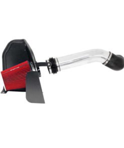 Spectre 07-08 GM Truck V8-4.8/5.3/6.0L F/I Air Intake Kit - Clear Anodized w/Red Filter