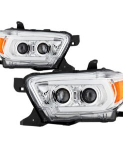 Spyder Signature Toyota Tacoma 16-18 TRD Model Projector Headlights-Chrome (PRO-YD-TT16V1-SEQ-C)