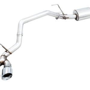 AWE Tuning 09-18 RAM 1500 5.7L (w/o Cutouts) 0FG Single Side Exit Cat-Back Exhaust - Chrome Tips