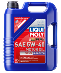 LIQUI MOLY 5L Diesel High Tech Motor Oil 5W40 - Case of 4