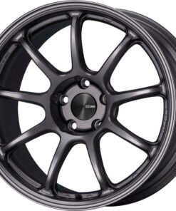 Enkei PF09 18x9 5x100 42mm Offset 75mm Bore Dark Silver Wheel