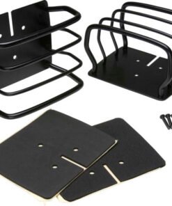 Kentrol 76-06 JEEP CJ/Wrangler YJ/TJ Taillight Guard Pair - Powdercoat Black