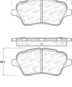 StopTech 14-18 Ford Fiesta Street Performance Front Brake Pads