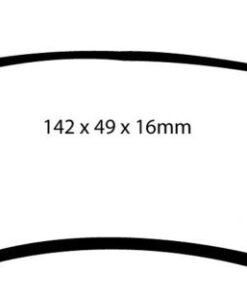EBC 00-01 Ford Expedition 4.6 2WD Yellowstuff Rear Brake Pads