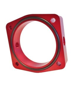 Torque Solution 03-06 Nissan 350Z / 02-09 Nissan Maxima 3.5L V6 Throttle Body Spacer (Red)