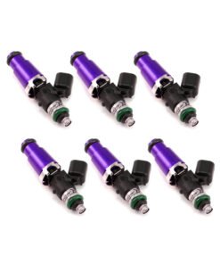 Injector Dynamics 1340cc Injectors-60mm Length-14mm Purp Top-14mm Low O-Ring(Mach to 11mm)(Set of 6)