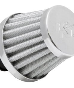 K&N 2in Base OD x .375in Flange ID x 1.75in H Rubber Base Crankcase Vent Filter - White