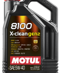 Motul 5L Synthetic Engine Oil 8100 X-CLEAN Gen 2 5W40 - Case of 4