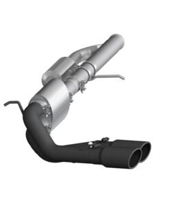 MBRP 09+ Chevrolet Silverado 1500 3in Cat Back Pre-Axle Dual Outlet w/ 4in Tip - Black