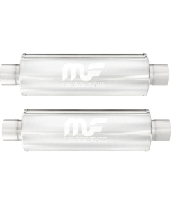 MagnaFlow 10415 4" Round Center/Center Straight Through Mufflers - Set of 2