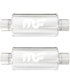 MagnaFlow 14158 6" Round Center/Center Straight Through Mufflers - Set of 2