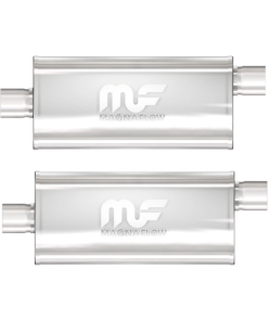 MagnaFlow 12226 5" X 8" Oval Center/Offset Straight Through Mufflers - Set of 2