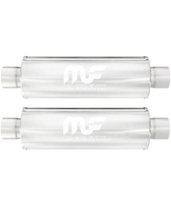 MagnaFlow 12619 6" Round Center/Center Straight Through Mufflers - Set of 2