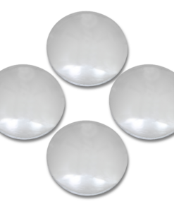 Mr. Gasket 4580 Baby Moon Hub Caps - Chrome