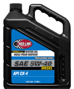 Red Line Pro-Series Diesel CK4 5W40 Motor Oil - Gallon - Case of 3